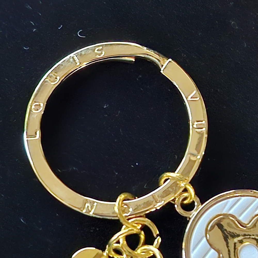 Upcycled Gold Keychain #77 - Picture 3 of 5